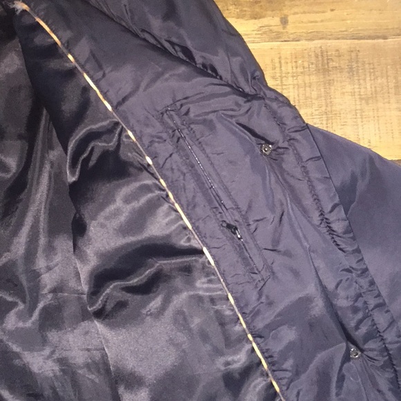 Via Spiga Black Down Puffer Coat w/ Large Collar - Picture 3 of 4